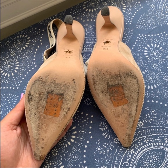 Dior J’adior Nude Slingback Pump in 39 1/2 - 9.5 - Picture 4 of 16